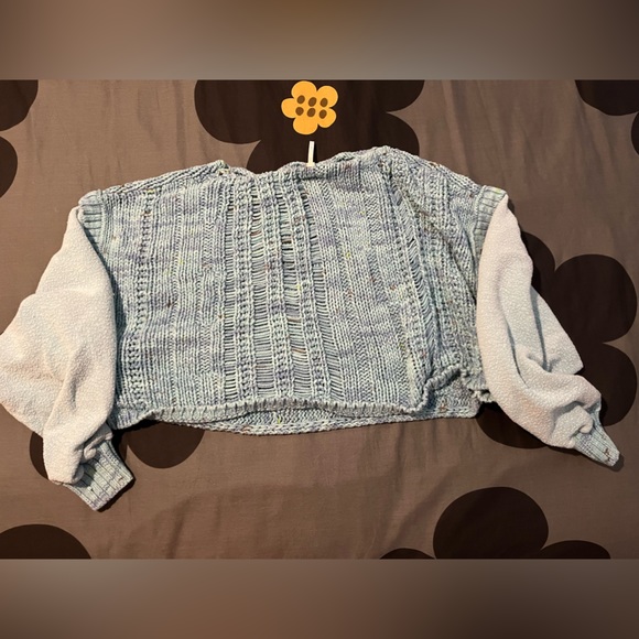 Free People crop knit sweater - Picture 6 of 7